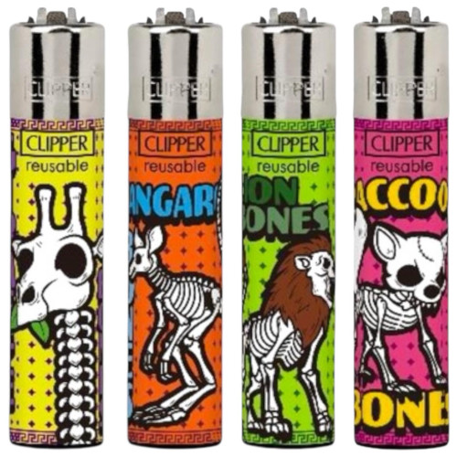 Зажигалка Clipper Classic Wild Bones
