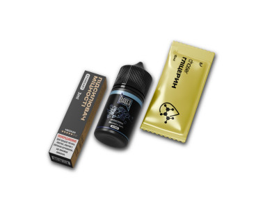 Набор для самозамеса Chaser Black Blueberry Gum 30 мл 50 мг со вкусом жвачки с черникой