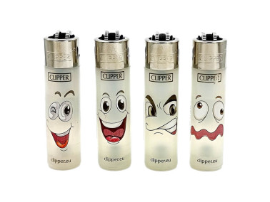 Зажигалка Clipper Pocket Face