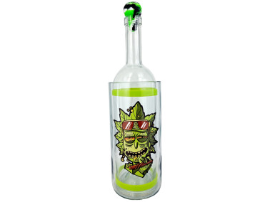 Бонг - Водник для курения из стекла «Rick Weed Green»