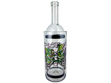 Водник для курения из стекла «Weed Skeleton»