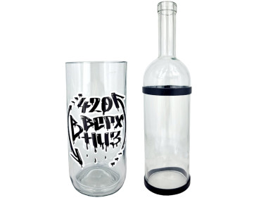Водний бонг для куріння з скла «Weed 420»