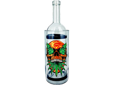 Водный бонг для курения из стекла «Weed Red Skull»