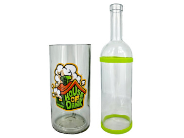 Водний бонг з скла «House of Dank»