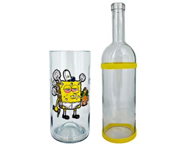 Водний бонг з скла «Weed SpongeBob»