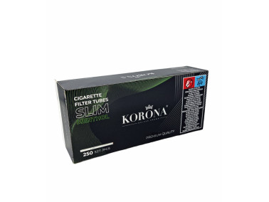 Гильзы для сигарет Korona Slim mentol 250