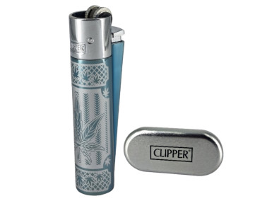 Зажигалка Clipper Hemp Blue