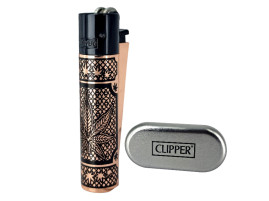 Зажигалка Clipper Hemp Bronze