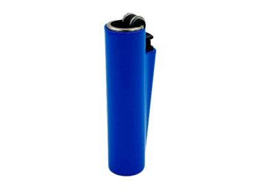 Зажигалка Clipper Mini Metal Case Blue в металлическом чехле 
