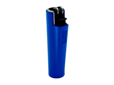 Зажигалка Clipper Mini Metal Case Blue в металлическом чехле 