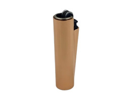 Зажигалка Clipper Mini Metal Case Bronze в металлическом чехле 