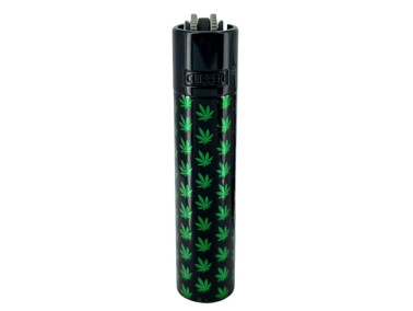 Зажигалка Clipper Rasta Leaves Black