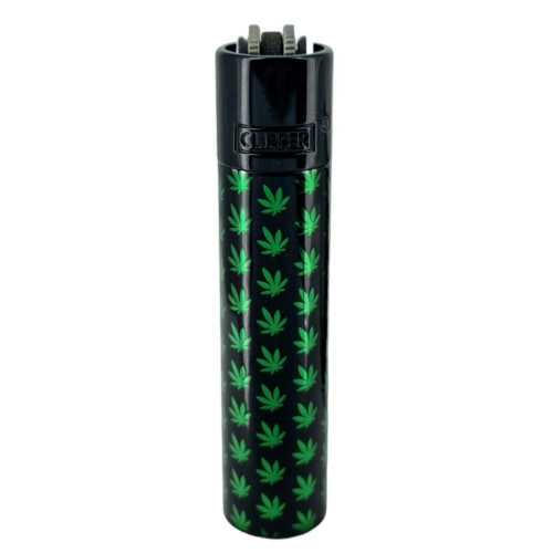 Зажигалка Clipper Rasta Leaves Black