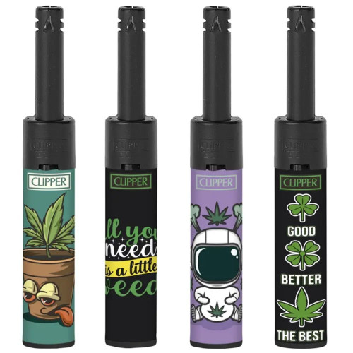 Зажигалка Clipper Tube Mini Little Weed