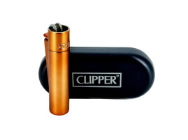 Зажигалка Clipper цвет матовая бронза