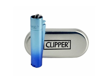 Зажигалка Clipper цвет фиолетово-голубой градиент