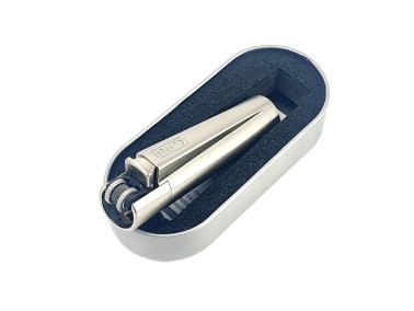 Зажигалка Clipper цвет матовое серебро