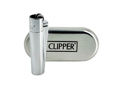 Зажигалка Clipper цвет серебро