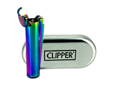 Зажигалка Clipper металл бензиновая Chameleon