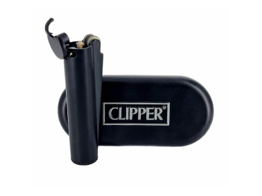 Зажигалка Clipper металл бензиновая (черный)