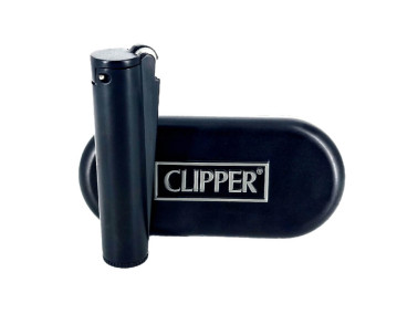 Зажигалка Clipper металл бензиновая (черный)