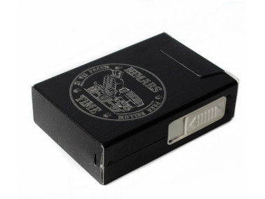 Портсигар с USB запальничкой металевий (HIMARS)