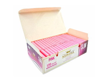 Гильзы для сигарет Korona Slim Pink 120шт