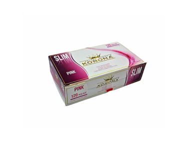 Гильзы для сигарет Korona Slim Pink 120шт