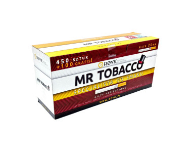 Гильзы для сигарет MR. TABACCO 550 (20мм)