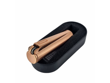 Зажигалка Clipper металл бензиновая бежевая (мат)