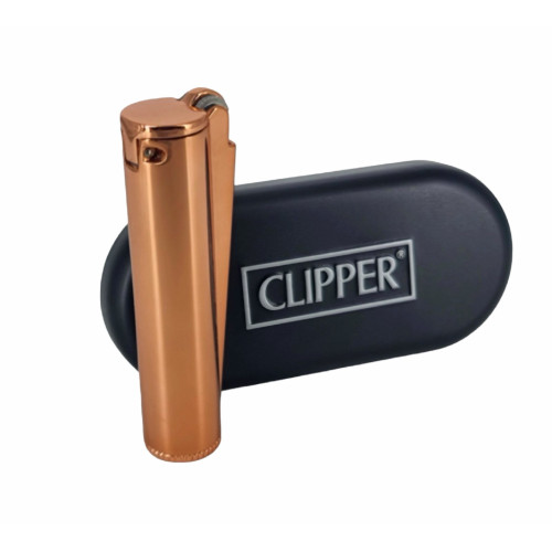Запальничка Clipper метал бензиновий бежева (глянец)