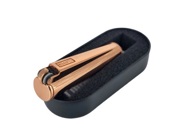 Зажигалка Clipper металл бензиновая бежевая (глянец)