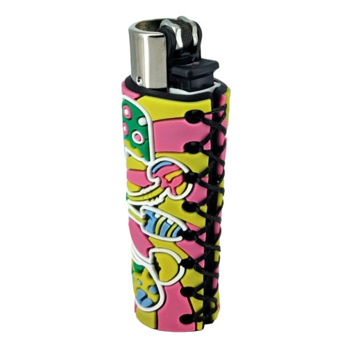 Зажигалка газовая Clipper "Coolest covers" в силиконовом чехле
