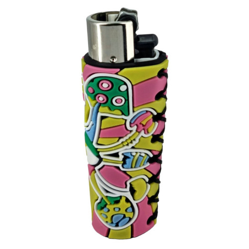 Зажигалка газовая Clipper "Coolest covers" в силиконовом чехле
