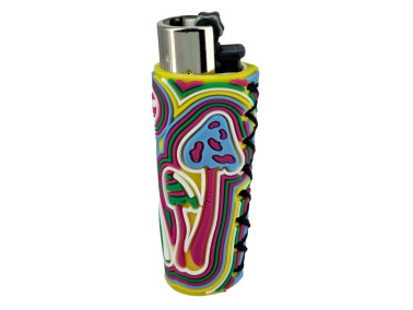Зажигалка газовая Clipper "Coolest covers" в чехле с силикона