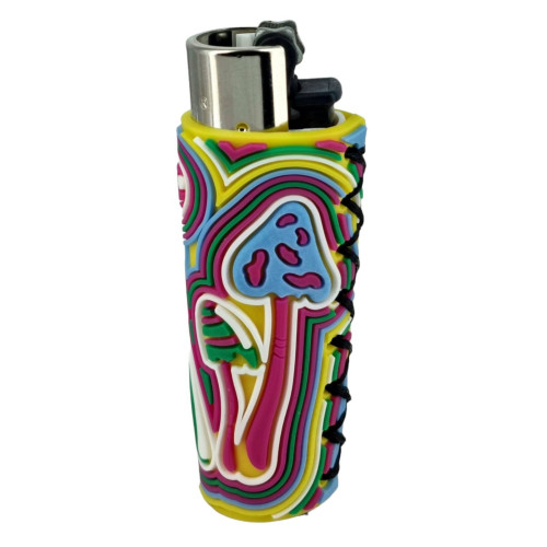 Зажигалка газовая Clipper "Coolest covers" в чехле с силикона
