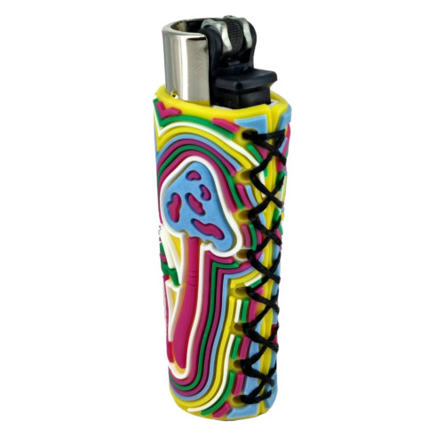 Зажигалка газовая Clipper "Coolest covers" в чехле с силикона