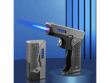 Зажигалка - пистолет турбо + USB