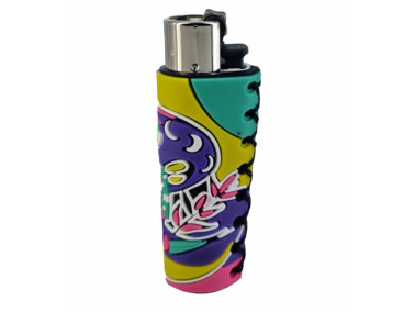 Зажигалка Clipper Сlassic "Coolest covers" в силиконовом чехле