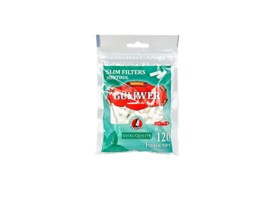 Фильтры для самокруток Guliwer Slim Menthol 120